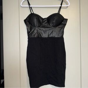 Black Strapless Dress